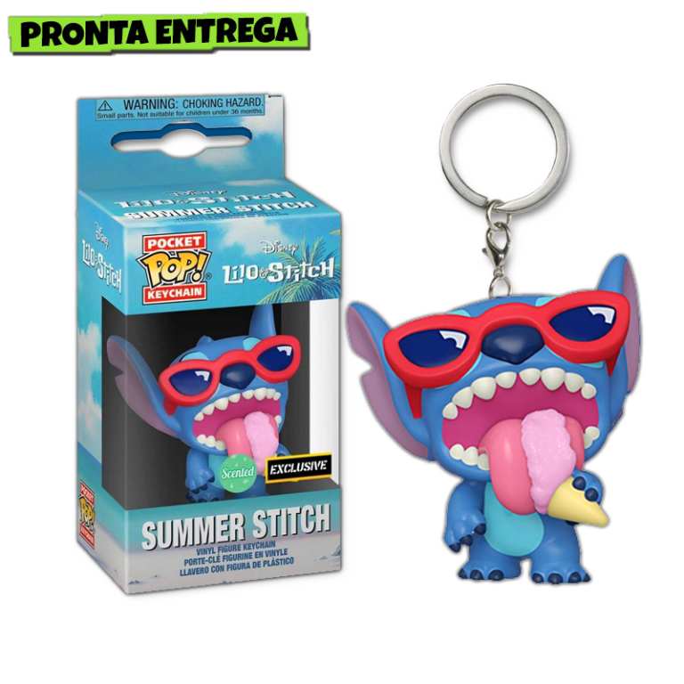 Funko Chaveiro Lilo Stitch Summer Stitch Loja TSC