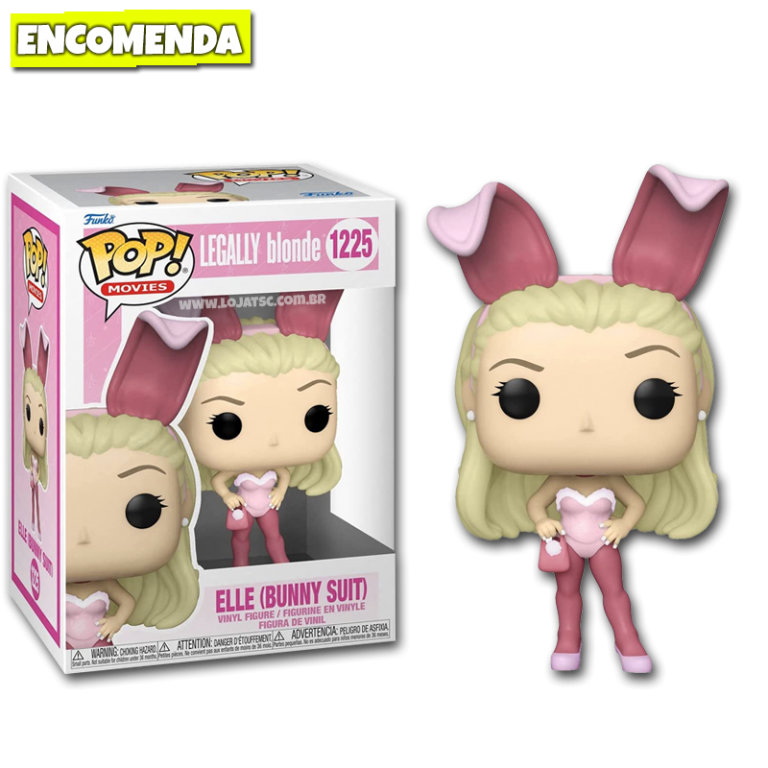 Funko Pop Legally Blonde Elle Bunny Suit 1225 GITD Loja TSC