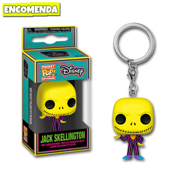 Funko Pop Chaveiro O Estranho Mundo De Jack Jack Skellington Loja Tsc