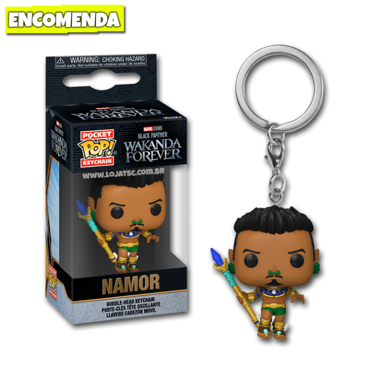 Funko Pop Chaveiro Black Panther Wakanda Forever Namor Loja Tsc