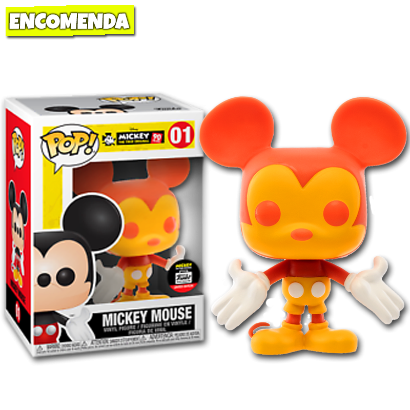Funko Pop Mickey Mouse 01 Laranjavermelho Loja Tsc