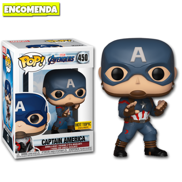 Funko Pop Vingadores Endgame Capit O Am Rica Loja Tsc