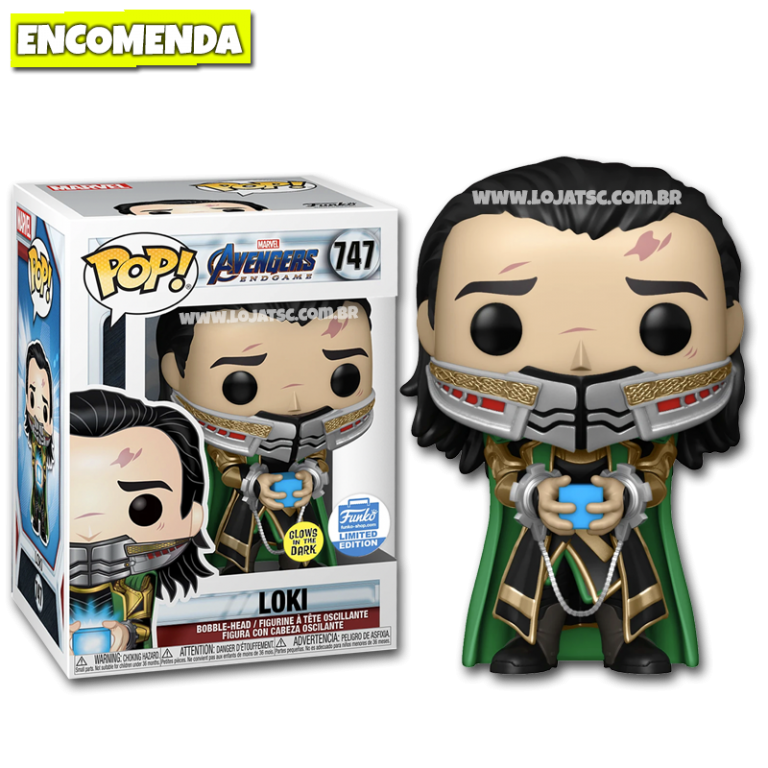 Funko Pop Vingadores Endgame Loki Loja Tsc