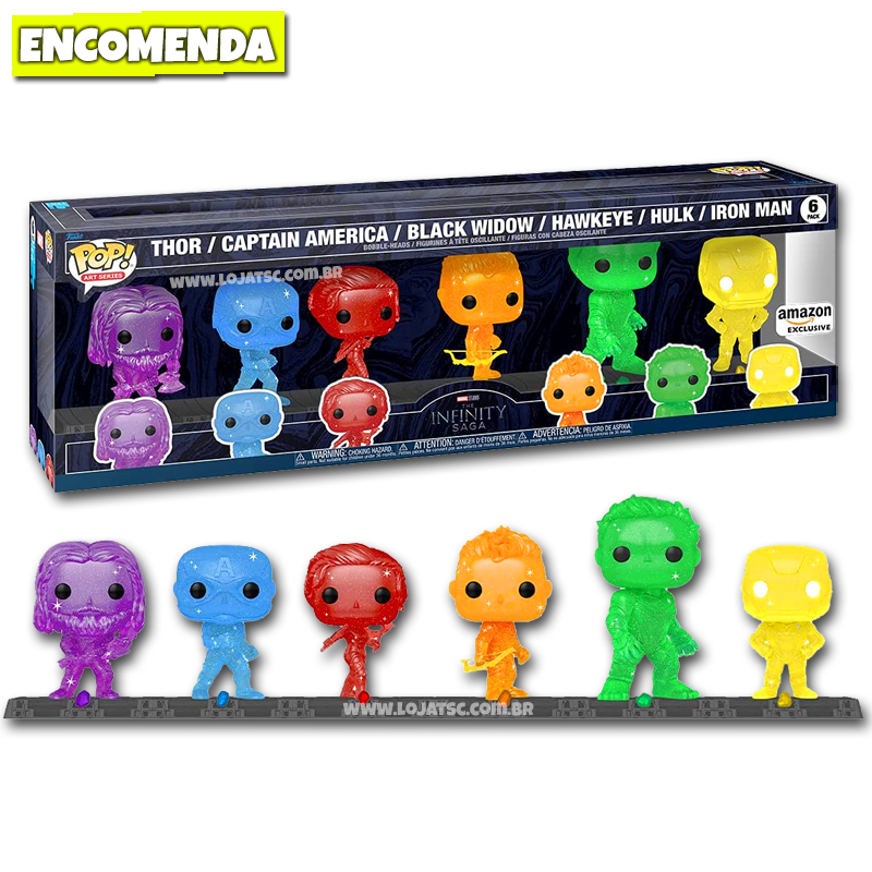 Funko Pop! Infinity Saga (6 Pack) Artist Series Loja TSC