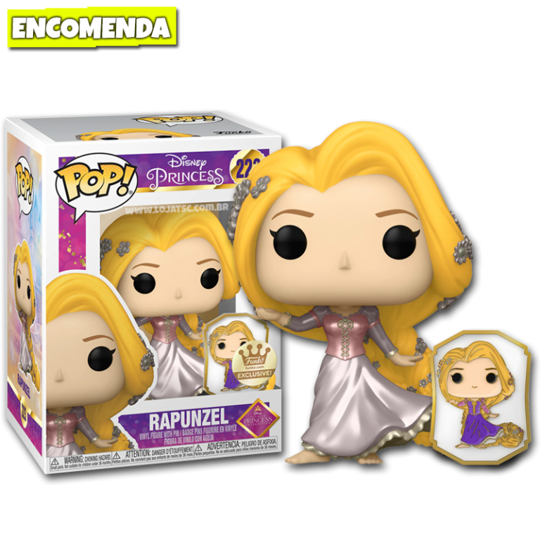 Funko Pop! Ultimate Princess - Rapunzel #223 Cromada - Loja TSC