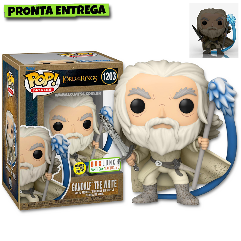 Funko Pop! O Senhor dos Anéis Gandalf the White 1203 Loja TSC