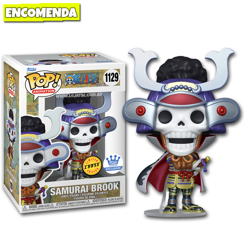 Funko Pop! One Piece Samurai Brook 1129 CHASE Loja TSC