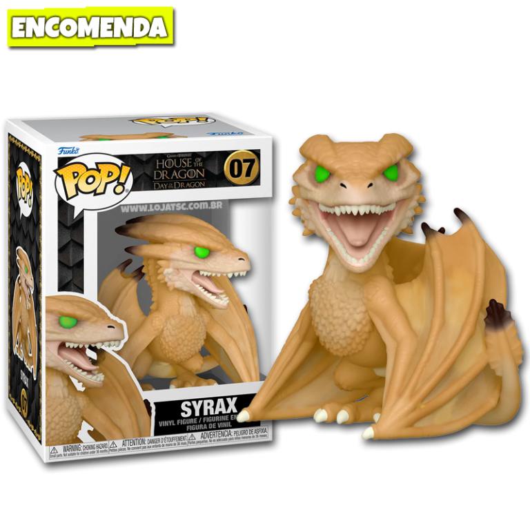 Funko Pop! House Of The Dragon - Syrax #07 - Loja TSC