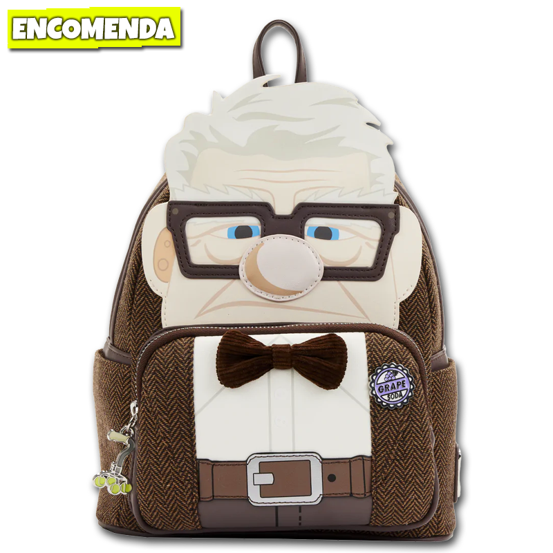 Loungefly SDCC 2022 Up Altas aventuras Carl Cosplay Mini Backpack