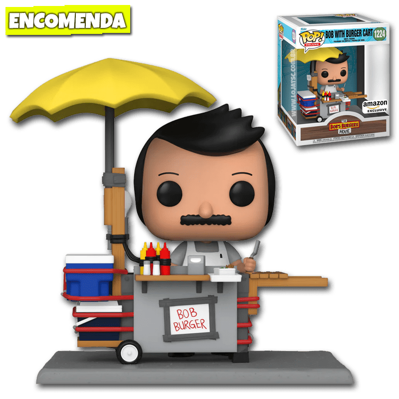 Funko Pop Bobs Burgers Bob With Burger Cart 1224 Loja Tsc 3535