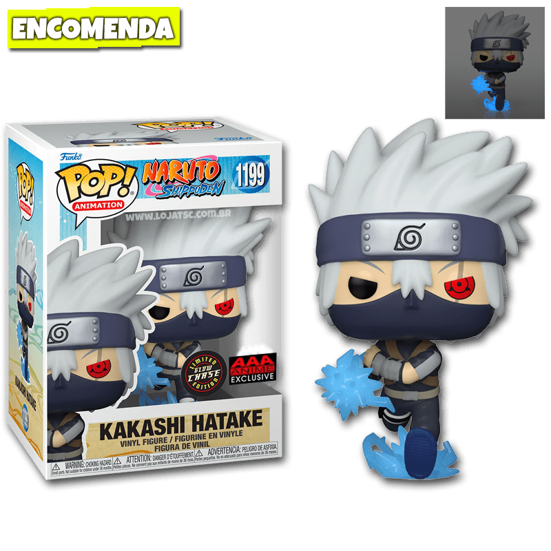 Boneco Funko Pop! Naruto Kakashi Hatake- AAA Exclusive 1199 - Império Toys