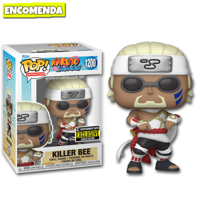 Funko Pop! Naruto Shippuden - Killer Bee #1200 - Loja TSC