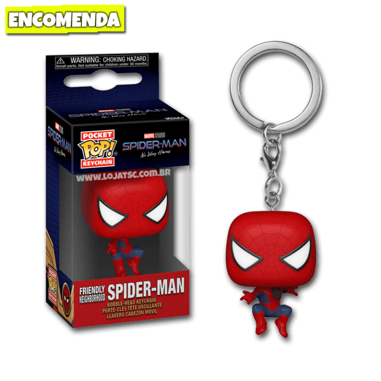 Funko Pop Chaveiro Homem Aranha Sem Volta Para Casa Friendly