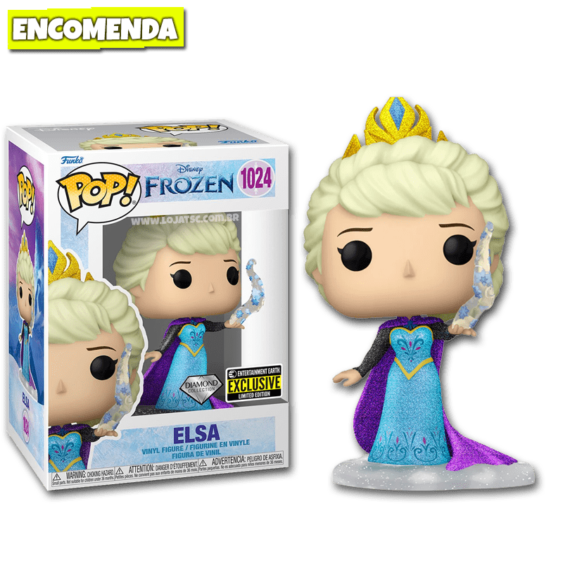 Funko Pop Ultimate Princess Elsa 1024 Diamond Loja Tsc 6855