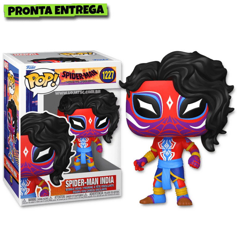 Funko Pop Homem Aranha Atrav S Do Aranhaverso Spider Man India Loja Tsc