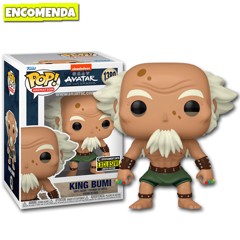 King Bumi Avatar The Last Airbender Nickelodeon Funko Pop Animation 1380  Entertainment Earth Exclusive Limited Edition