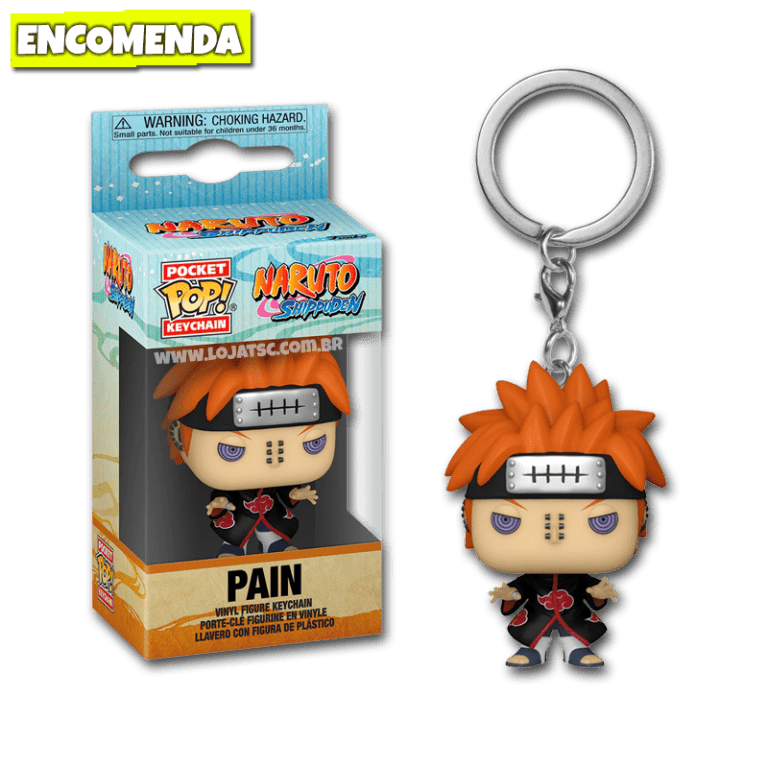 Funko Pop Chaveiro Naruto Shippuden Pain Loja Tsc